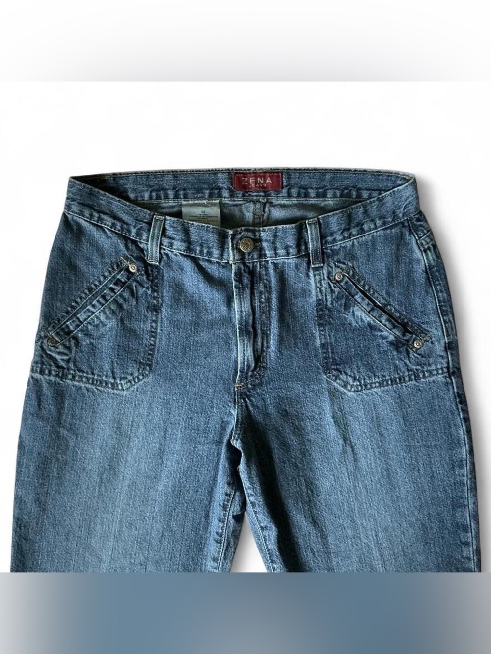 Zena Women’s Blue Denim Jeans - Casual Straight Fit